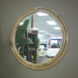 Bamboo Circle Mirror