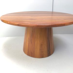 Round Dining Table with coopered base